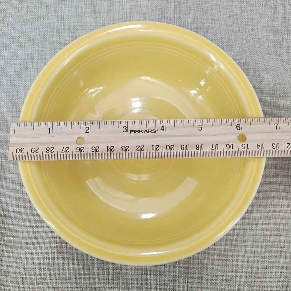 Fiesta Sunflower Classic Rim Dinner Plate & Cereal Bowl Set Ex Cond Retired